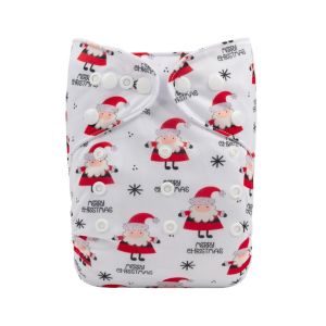 Merry Christmas diaper pocketluier Alvababy wasbare luier