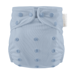 Dusty Blue One Size AIO Modern Cloth Nappies