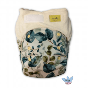 Hu-da Bamboo Diaper Green Leaves